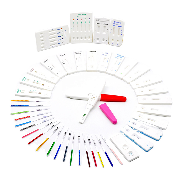 高精度の医療診断抗原および中和抗体マラリアIggIgm Hiv Hcg Flus Pcr A + b Swab Rapid Test Kit